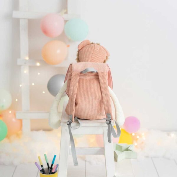 Mochila Peluche algodón Monito Crochetts