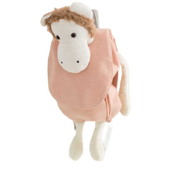 Mochila Peluche algodón Monito Crochetts