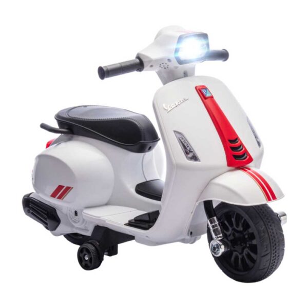 Moto eléctrica 6V licencia Vespa niños 2-6 años blanco Aiyaplay