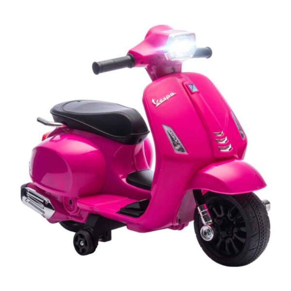 Moto eléctrica 6V licencia Vespa niños 2-6 años rosa Aiyaplay