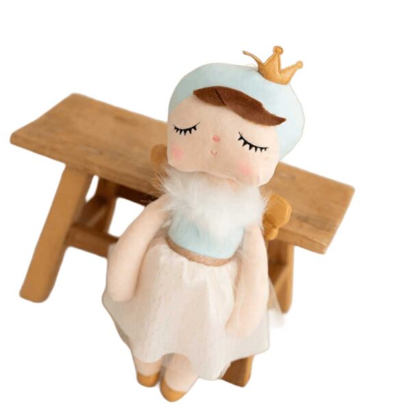 Muñeca de tela princesa con vestido Crochetts