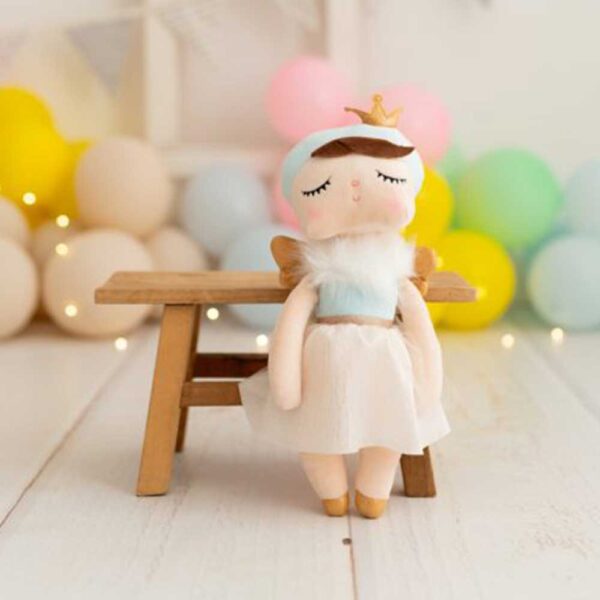 Muñeca de tela princesa con vestido Crochetts