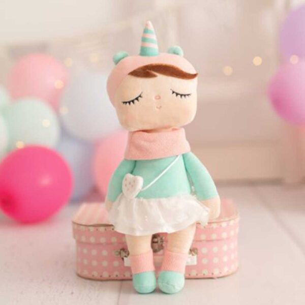 Muñeca de tela unicornio Lili Crochetts