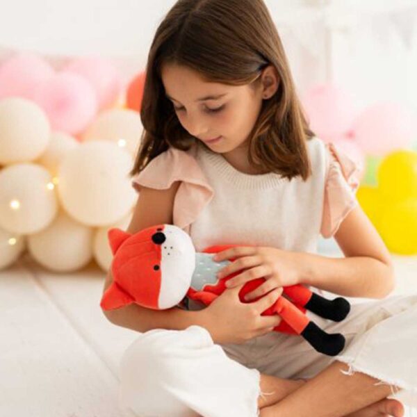 Muñeco de tela zorro naranja Crochetts