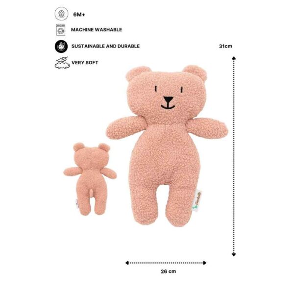 Pack Osito Teddy y doudou Pink Crochetts