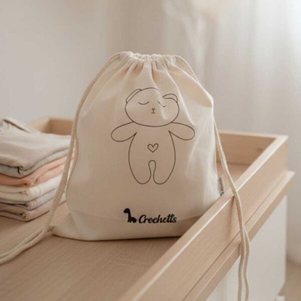 Pack Osito Teddy y doudou Pink Crochetts