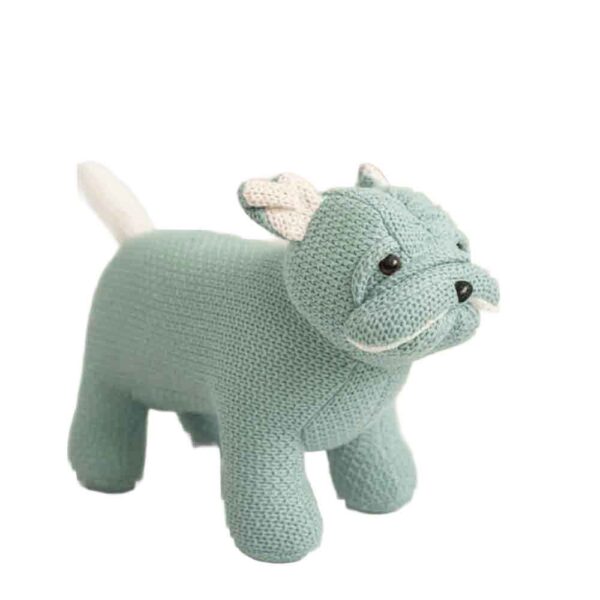 Peluche Bull Dog Brutus crochet Crochetts