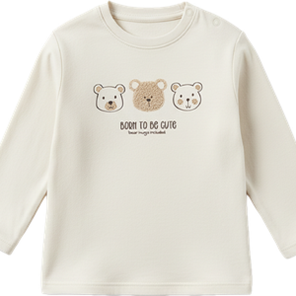 Camiseta bebé niño Cute off white L26WBB0112 Losan