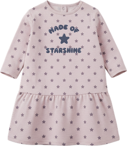 Vestido bebé niña Star soft lavender L26WBG0701 Losan