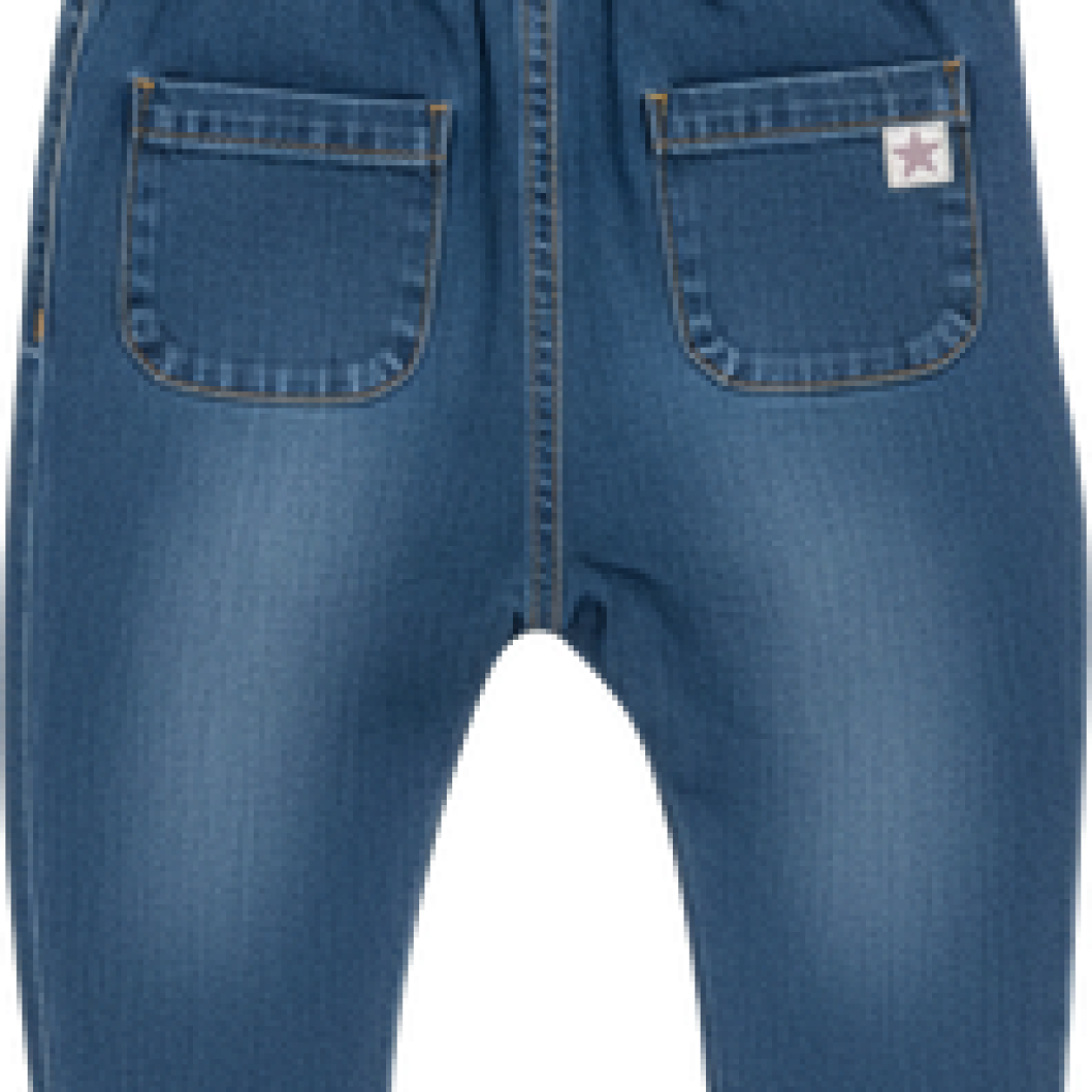 Pantalón bebé niña Paperbag medium denim L26WBG0904 Losan